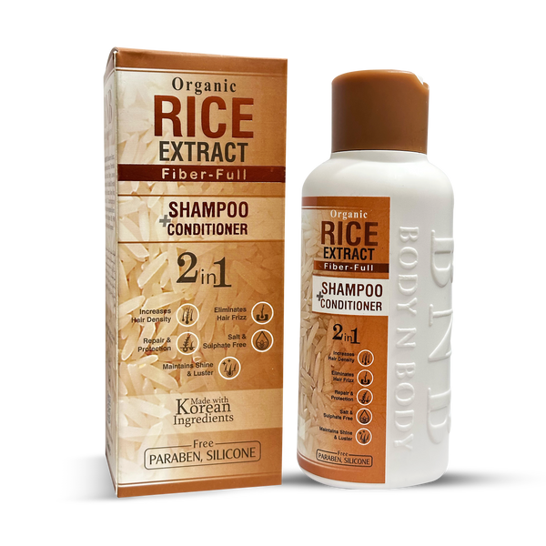 Organic Rice Extract Shampoo + Conditioner