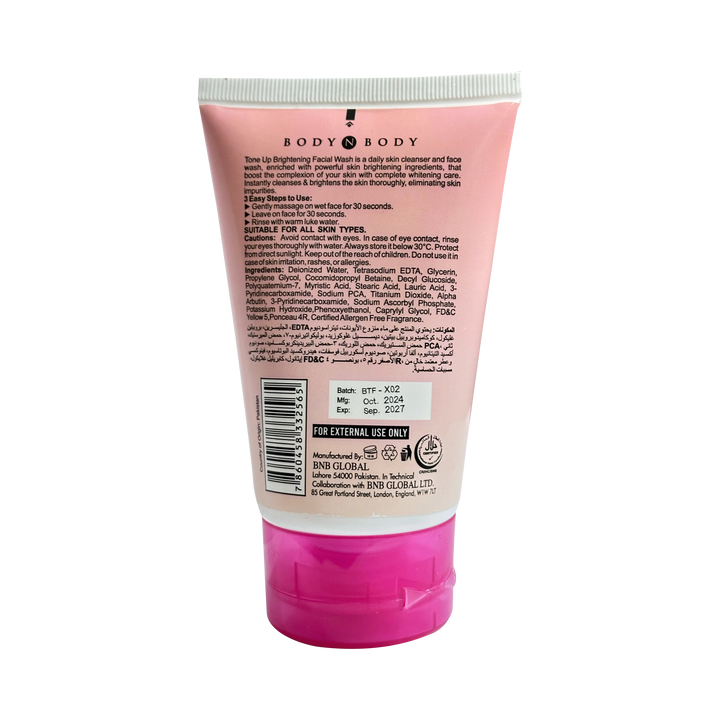 BNB Tone Up Facial Wash